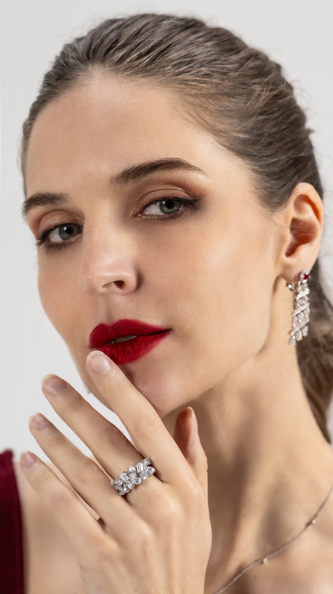 CERAMOND's Diamond Cocktail Ring in Yellow Gold