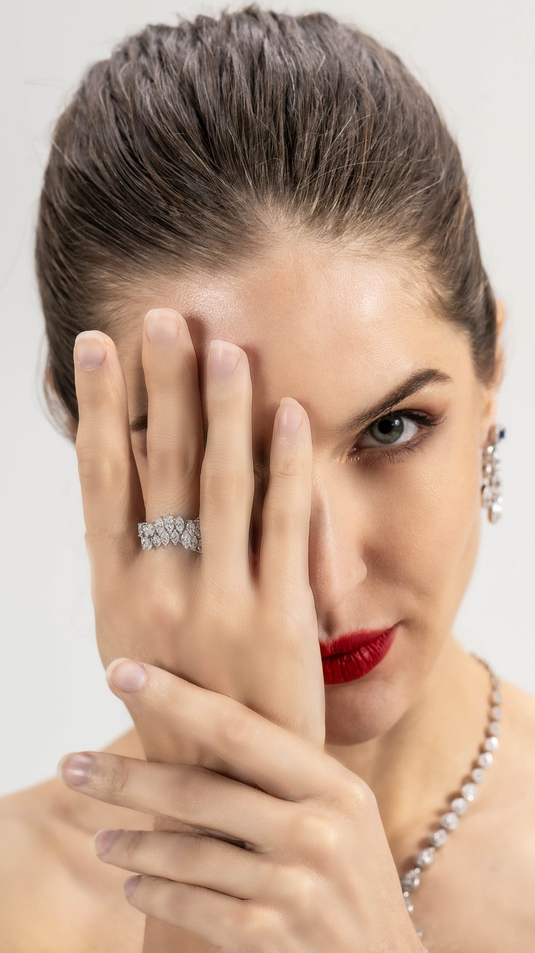 CERAMOND's MARQUISE Ring in White Gold