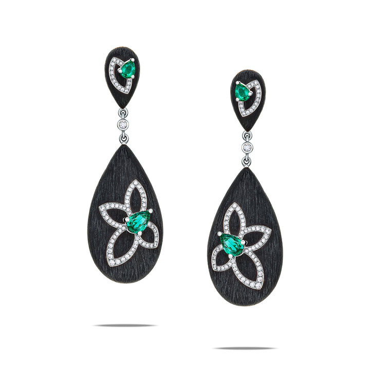 Legno Nera Earrings
